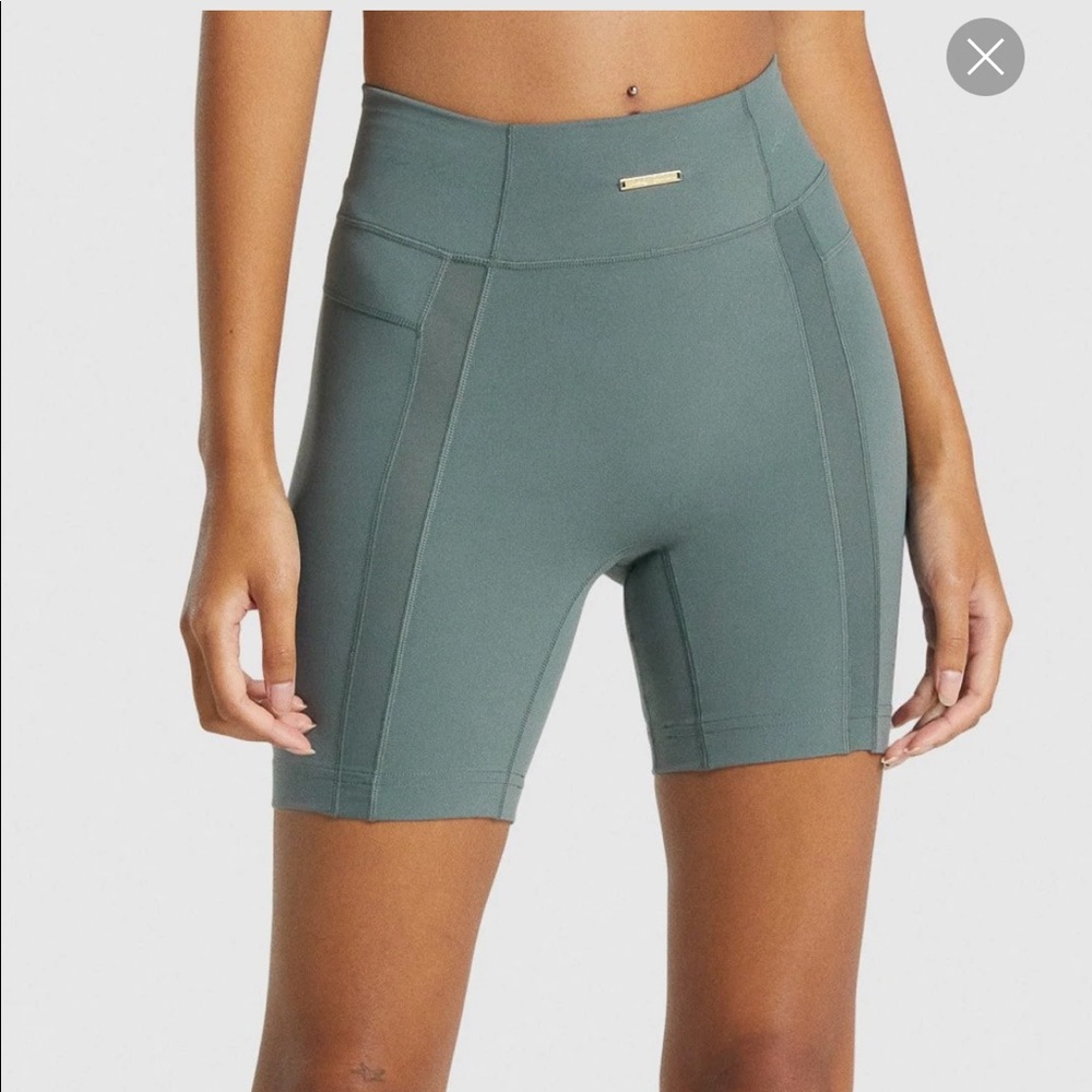 NWT Gymshark Eucalyptus Mesh Shorts - Large